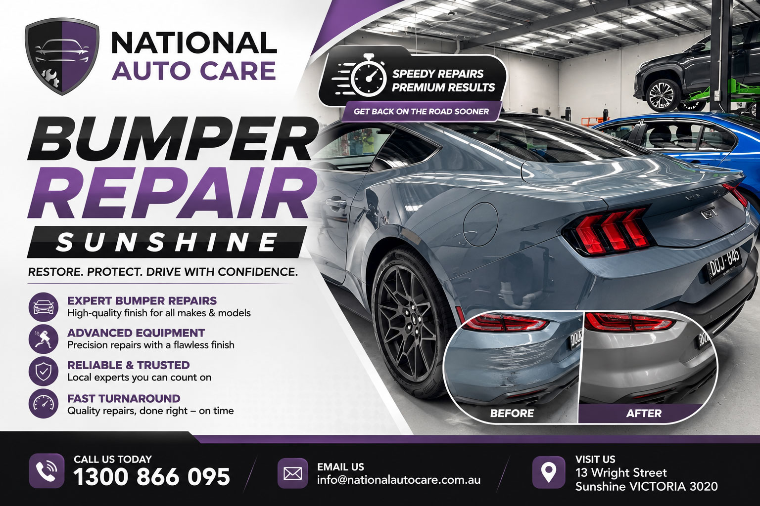 Bumper repair Sunshine